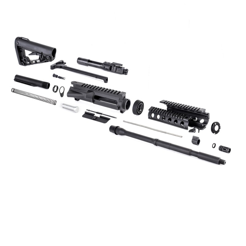 AR15 Rifle Build Kit with Rogers SuperStoc Excludes Lower Parts Kit